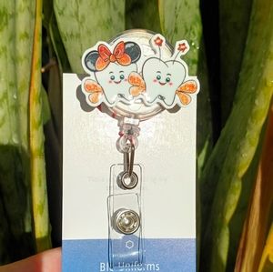 Dental badge reel holder dentist dental assistant